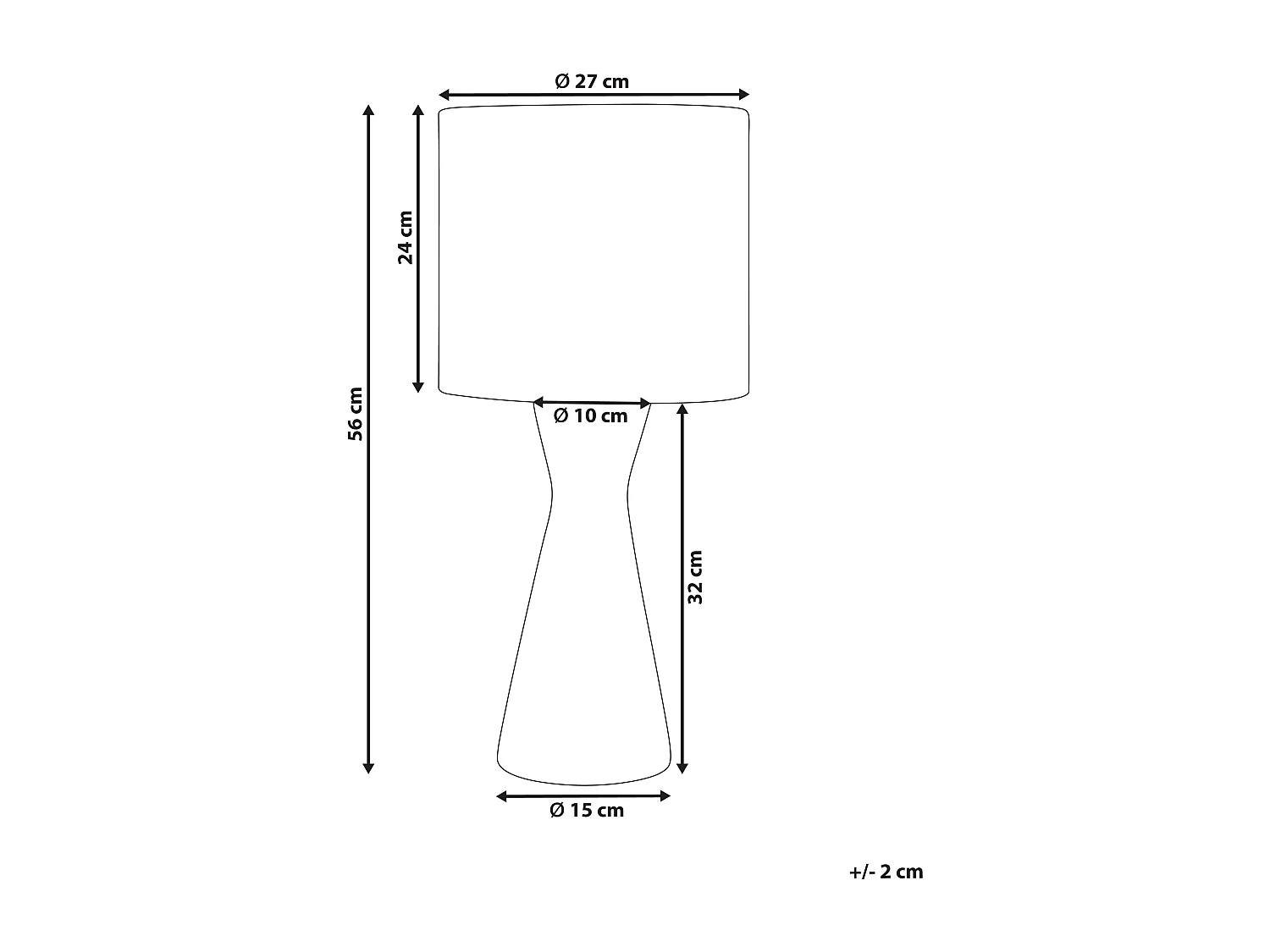 Lampe à poser ATRAI Fibre de jacinthe d'eau Naturel