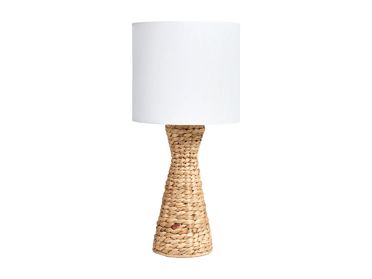 Lampe à poser ATRAI Fibre de jacinthe d'eau Naturel