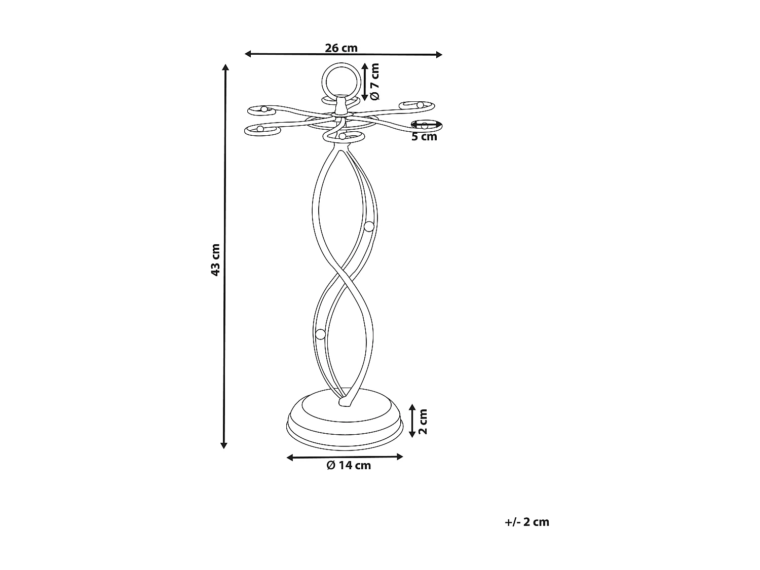 Porte-verres à vin LIMERICK Doré