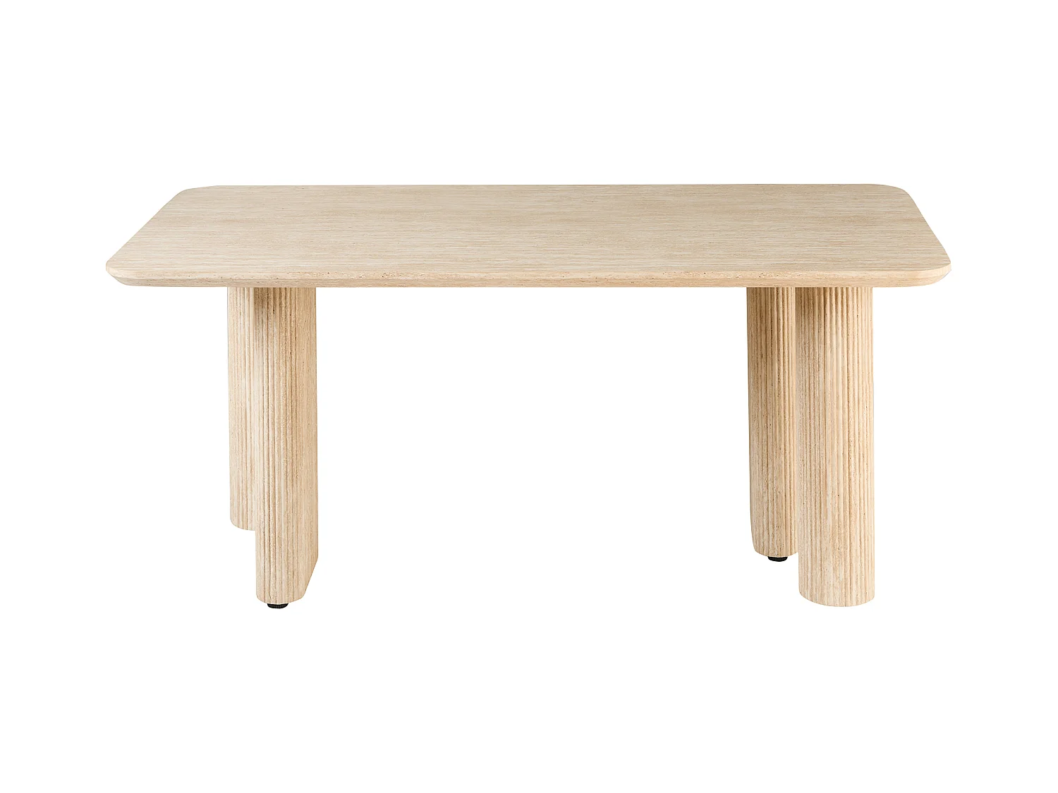 Table de repas BARROY Effet travertin 180 cm 90 cm