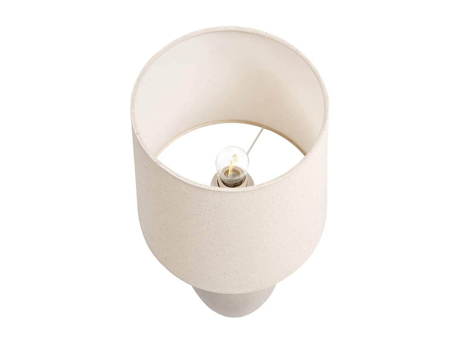 Lampe à poser DEDURU Céramique Beige