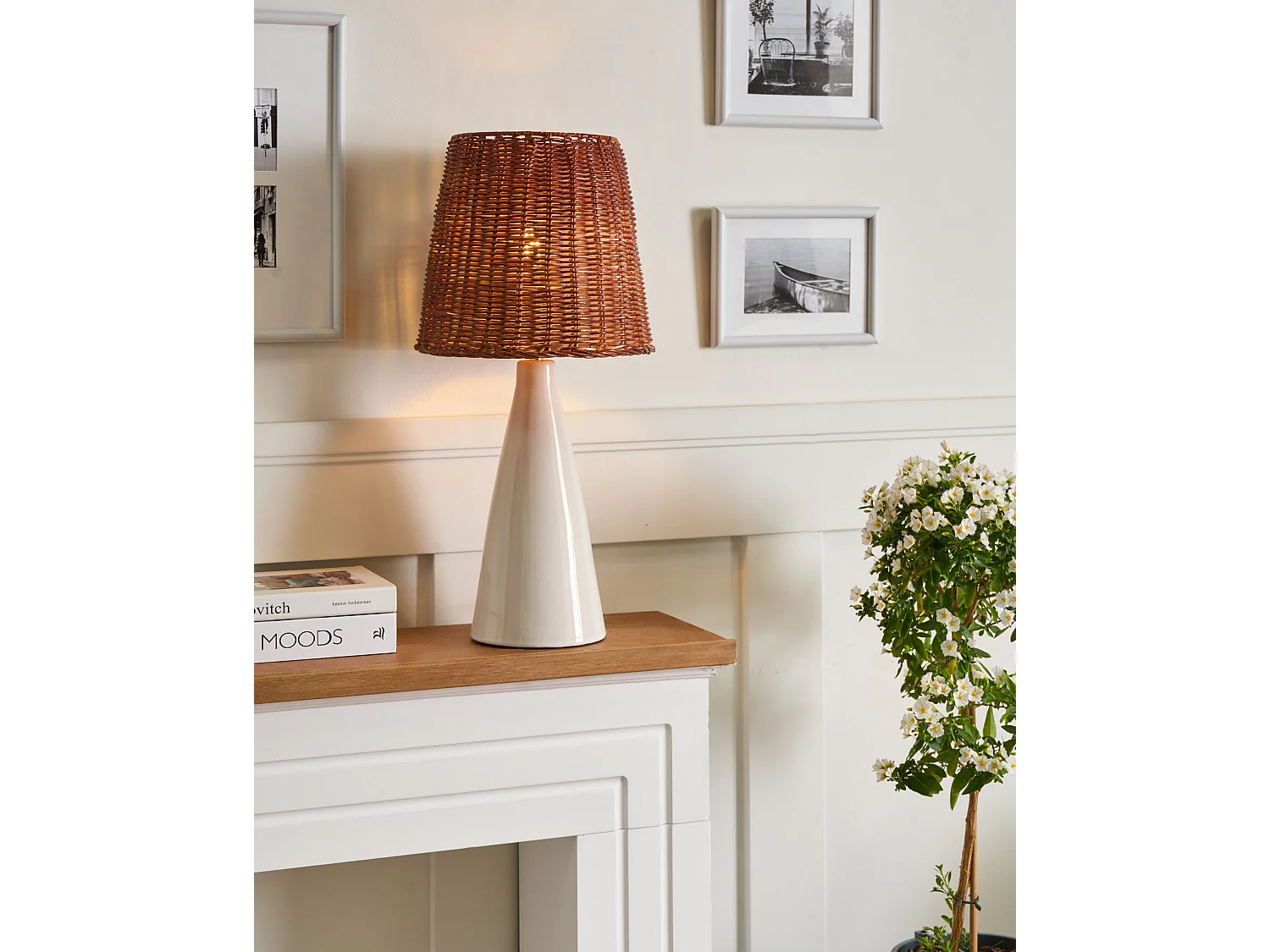 Lampe à poser MADURU Céramique Blanc