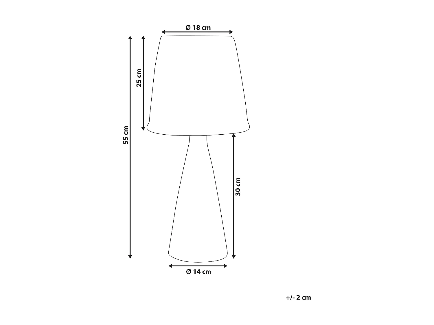 Lampe à poser MADURU Céramique Blanc