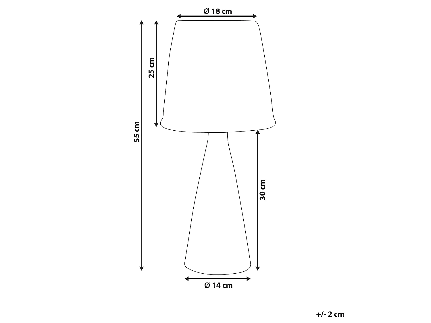 Lampe à poser MADURU Céramique Blanc