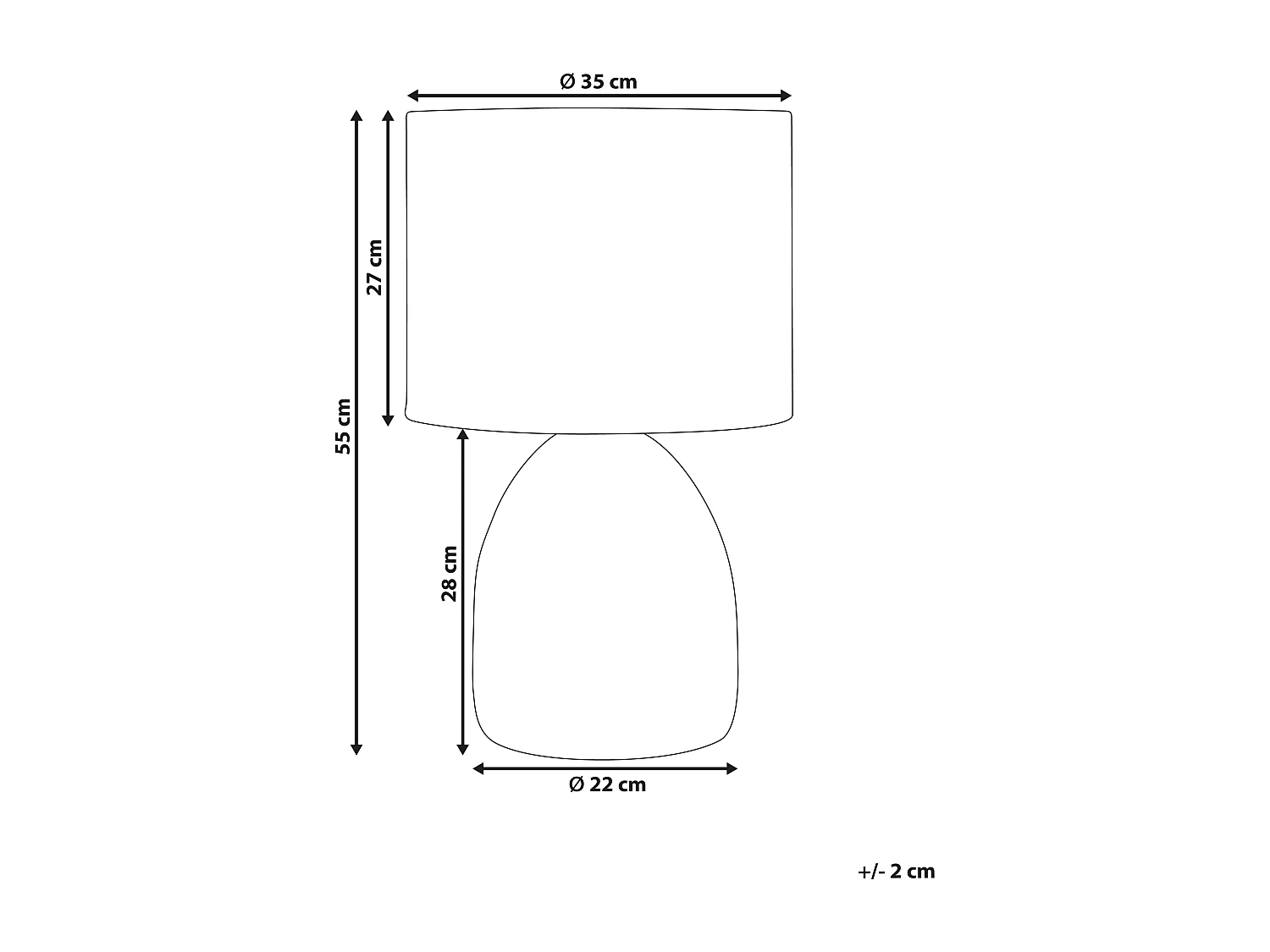 Lampe à poser NILWALA Rotin Naturel