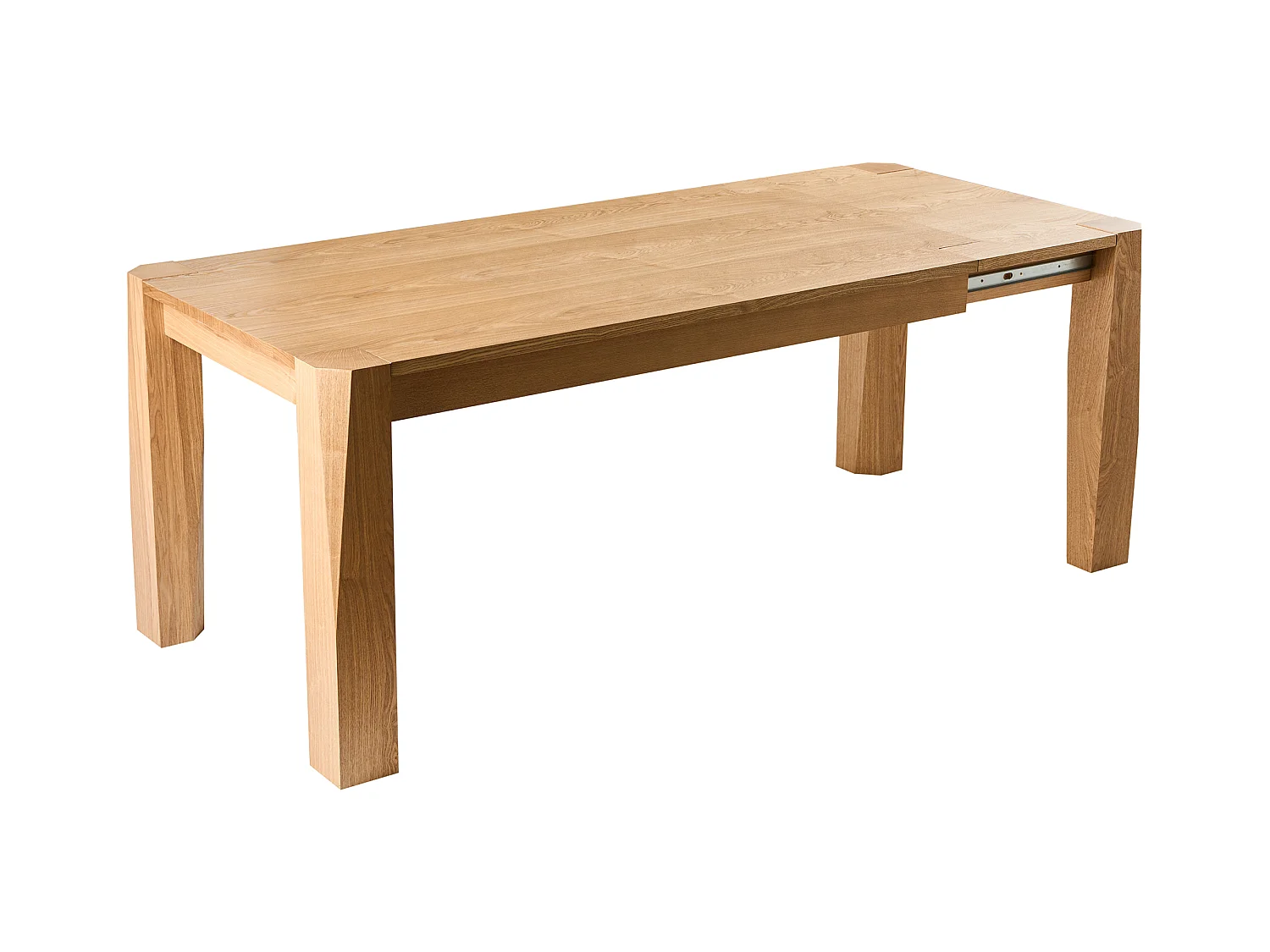 Table de salle à manger extensible MISSION Frêne clair 160/200 cm 90 cm