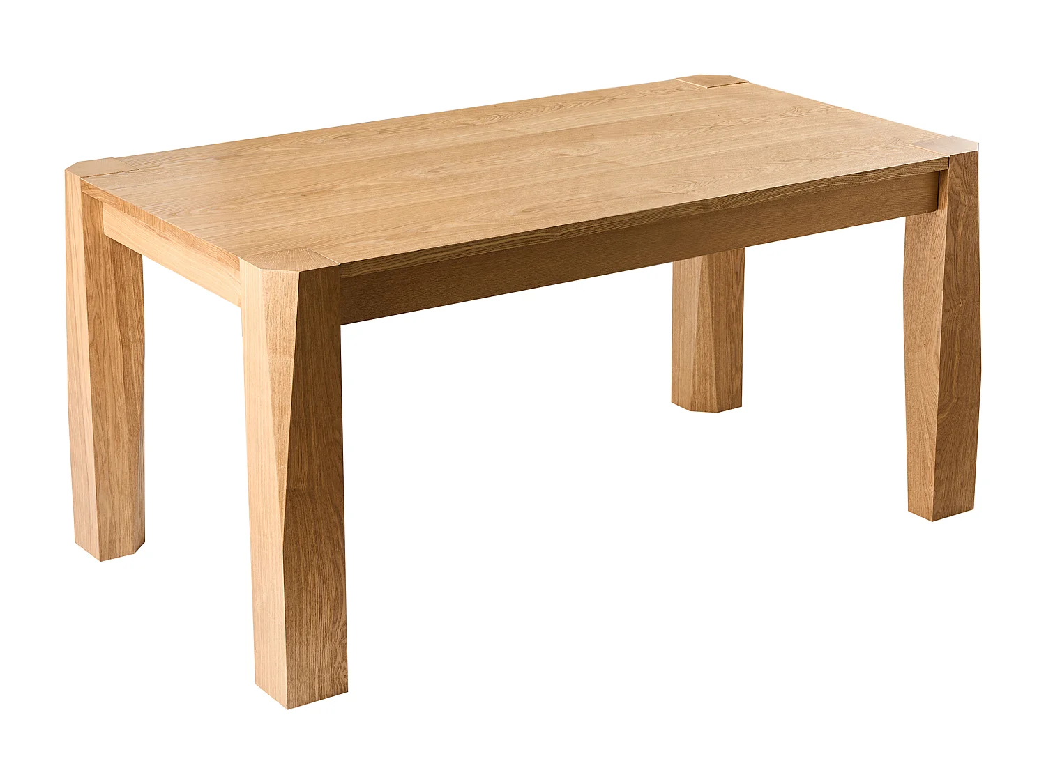 Table de salle à manger extensible MISSION Frêne clair 160/200 cm 90 cm