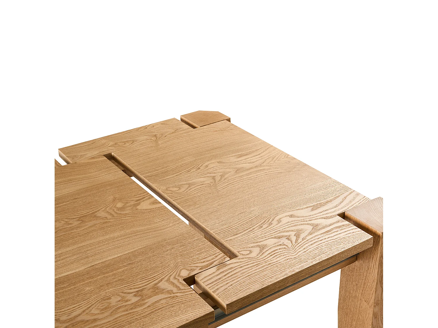 Table de salle à manger extensible MISSION Frêne clair 160/200 cm 90 cm