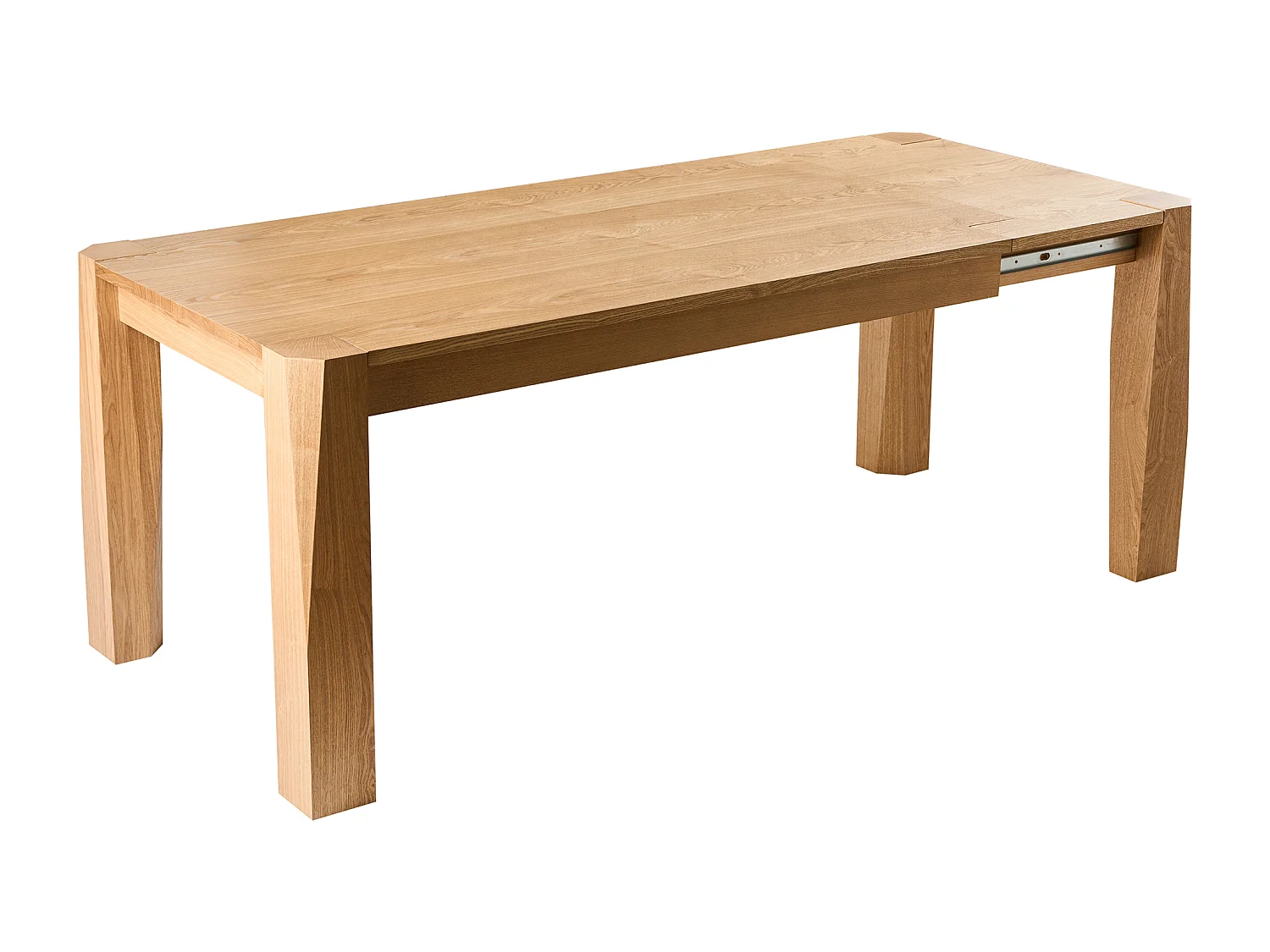 Table de salle à manger extensible MISSION Frêne clair 160/200 cm 90 cm