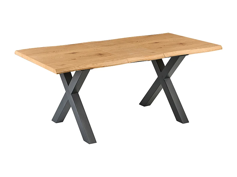 Table de salle à manger extensible BRONSON Marron 140/180 cm 90 cm