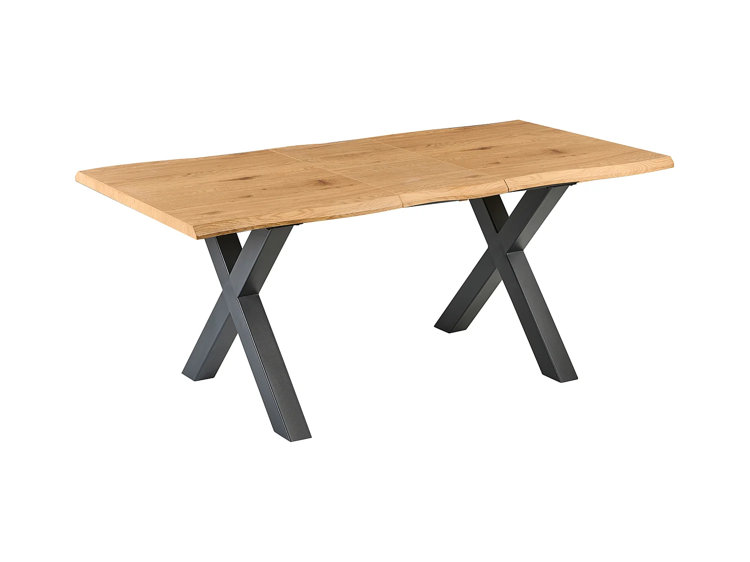 Table de salle à manger extensible BRONSON Marron 140/180 cm 90 cm