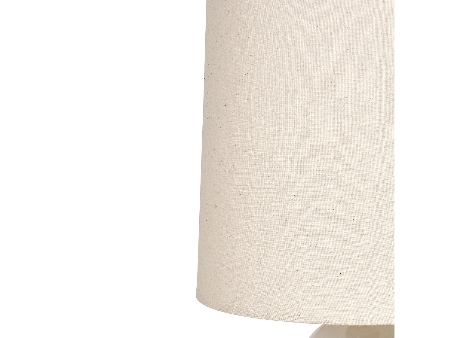 Lampe à poser SALIENTE Céramique Blanc cassé