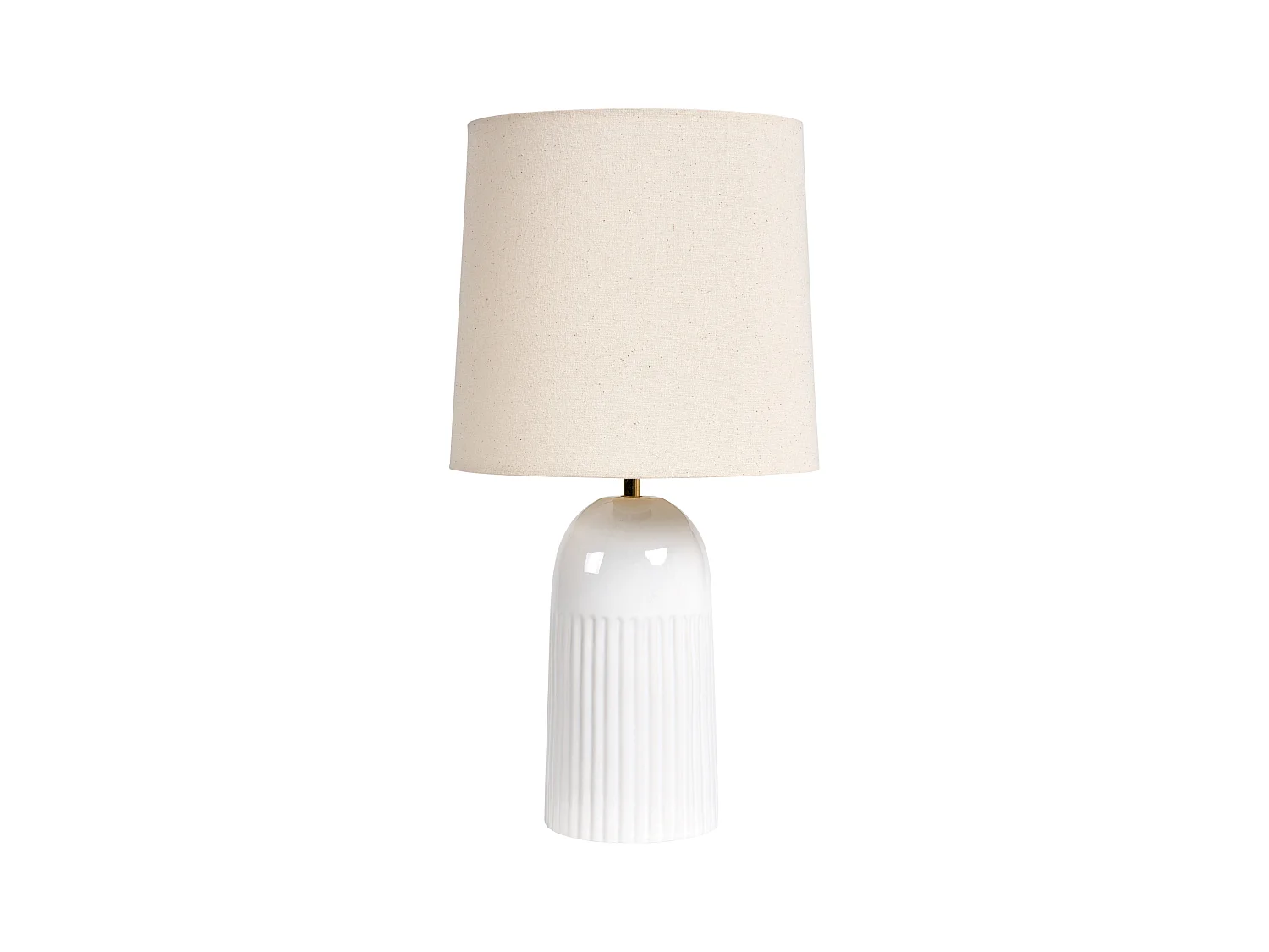 Lampe à poser SALIENTE Céramique Blanc cassé