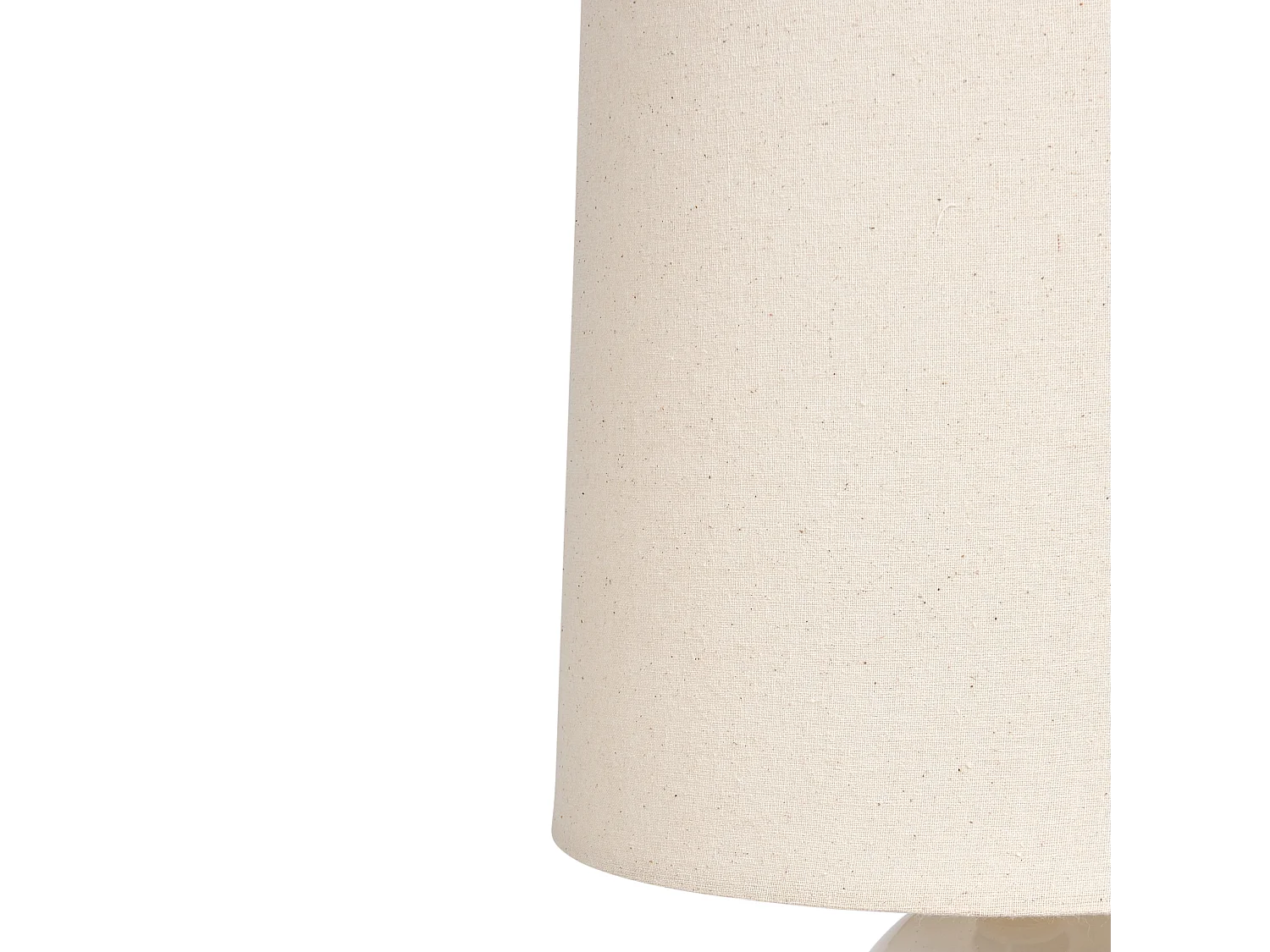 Lampe à poser SALIENTE Céramique Blanc cassé