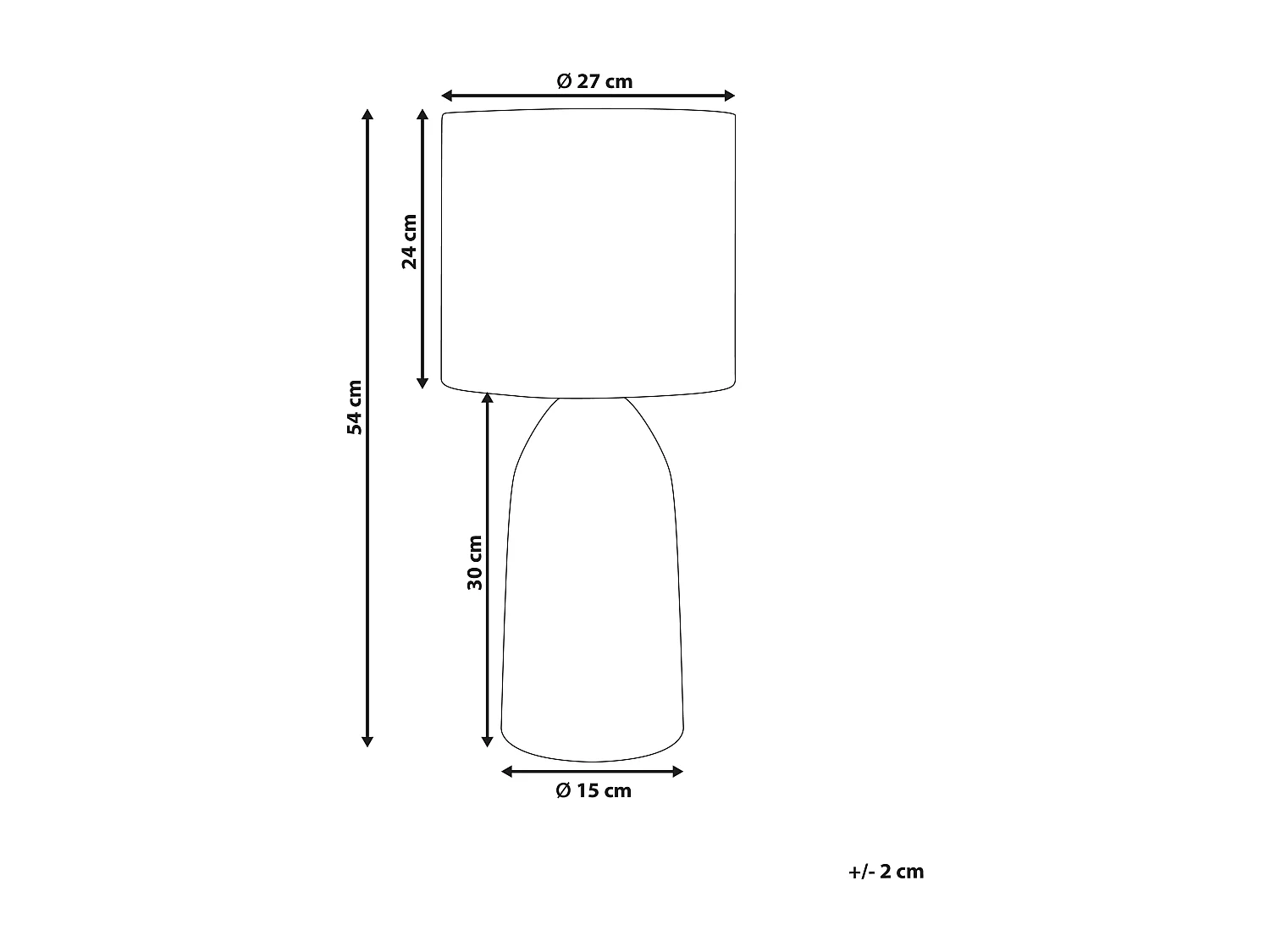 Lampe à poser MAHAWELI Fibre de jacinthe d'eau Naturel