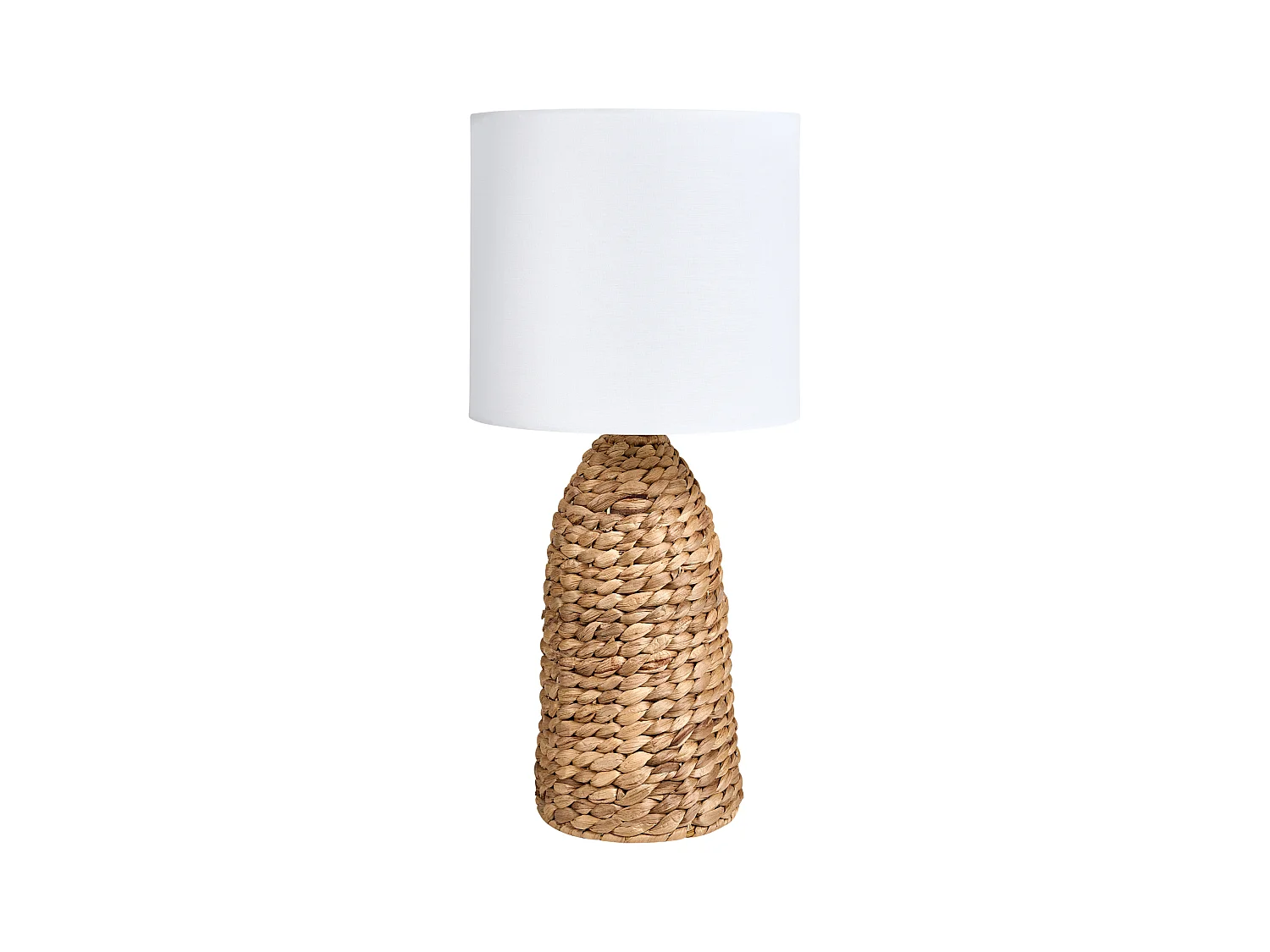Lampe à poser MAHAWELI Fibre de jacinthe d'eau Naturel