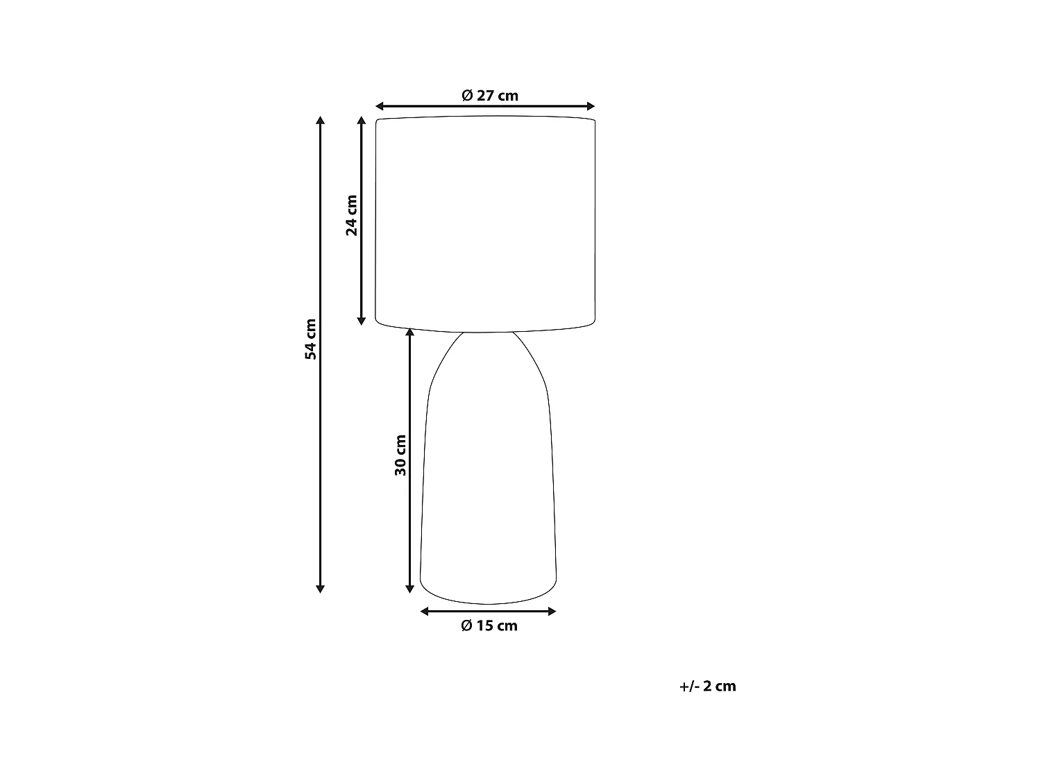 Lampe à poser MAHAWELI Fibre de jacinthe d'eau Naturel