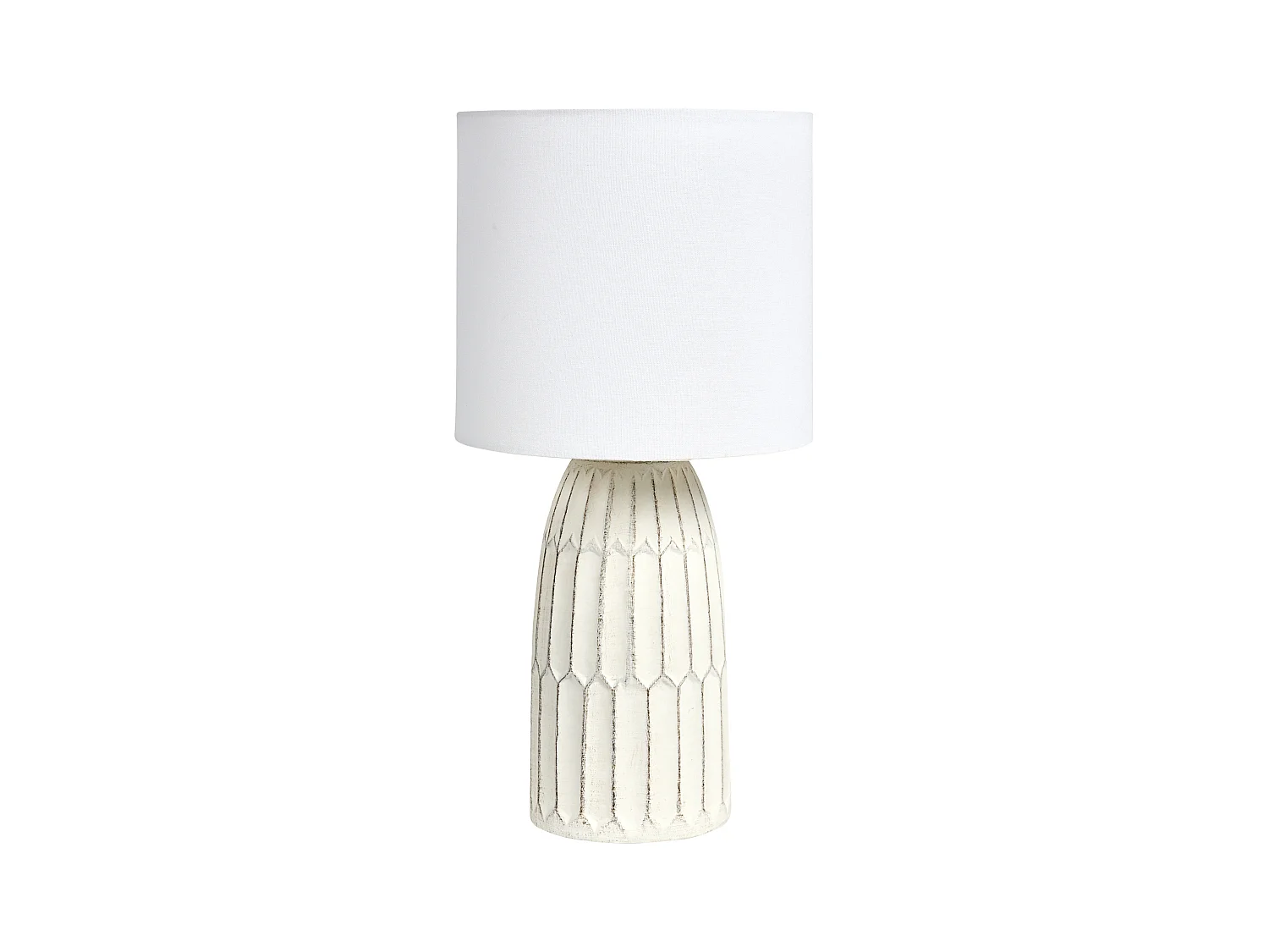 Lampe à poser BELIHUL Céramique Blanc cassé