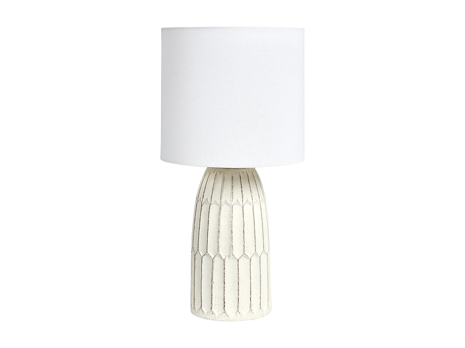 Lampe à poser BELIHUL Céramique Blanc cassé