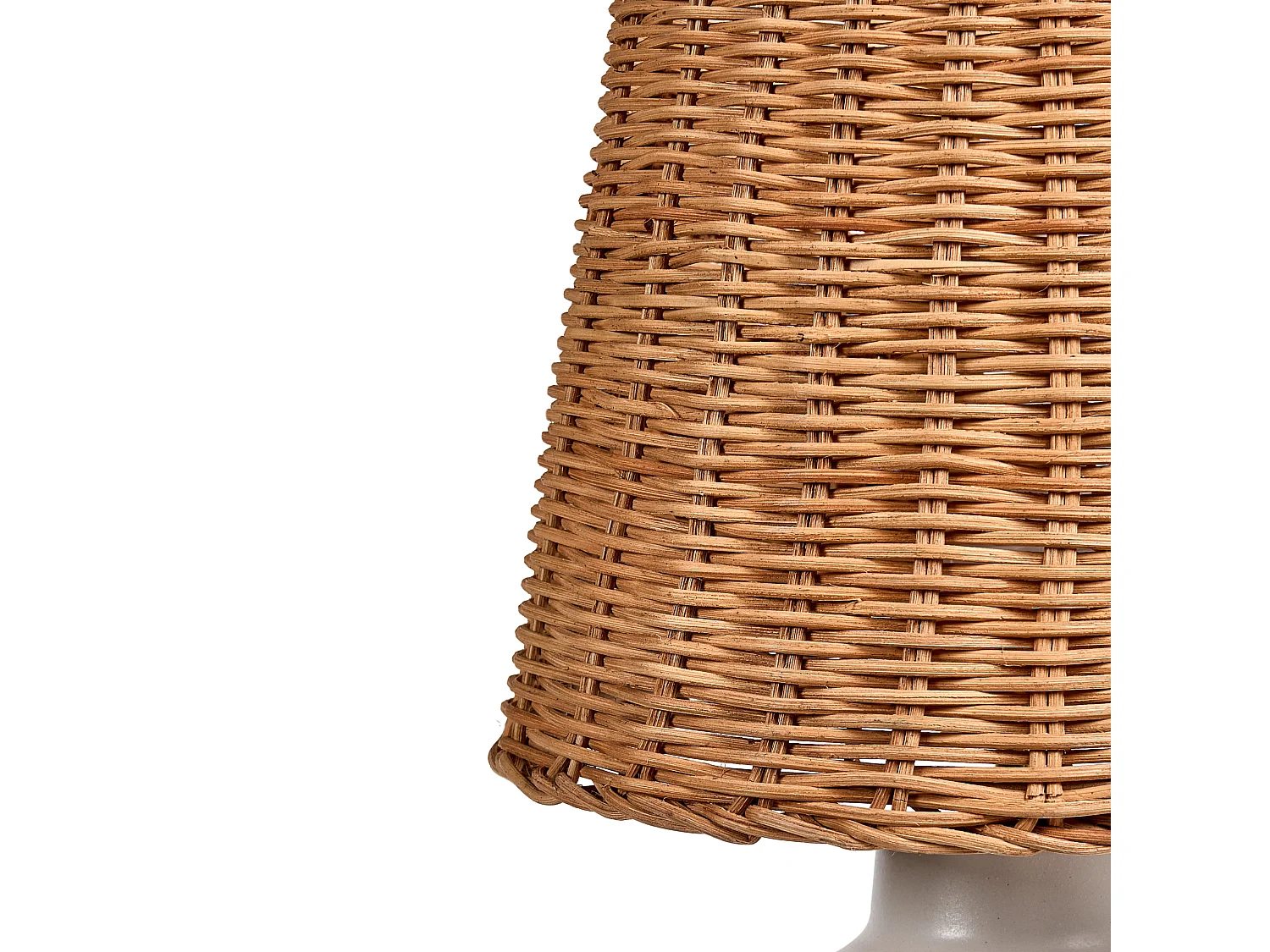 Lampe à poser BARTANG Céramique Blanc