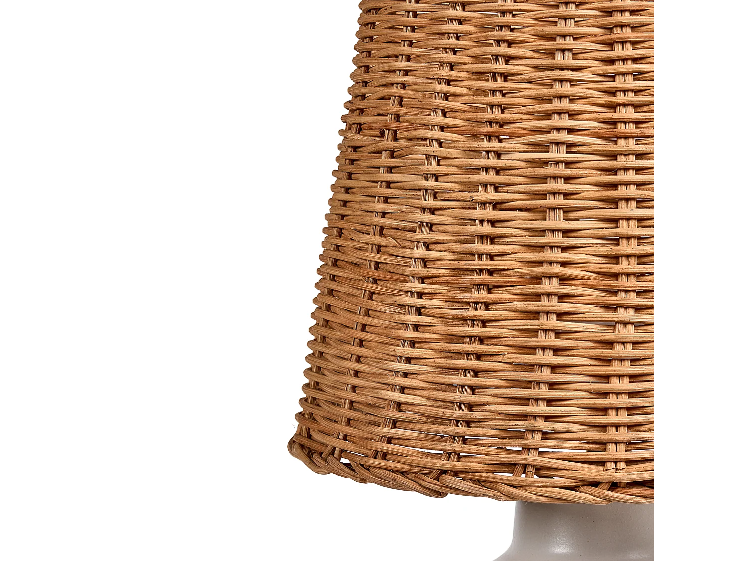 Lampe à poser BARTANG Céramique Blanc