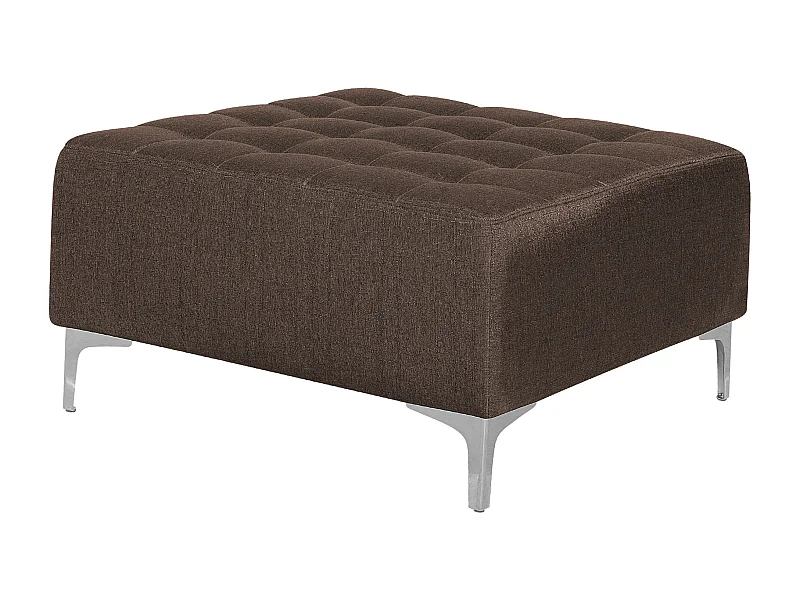 Ottoman ABERDEEN Tissu Marron foncé