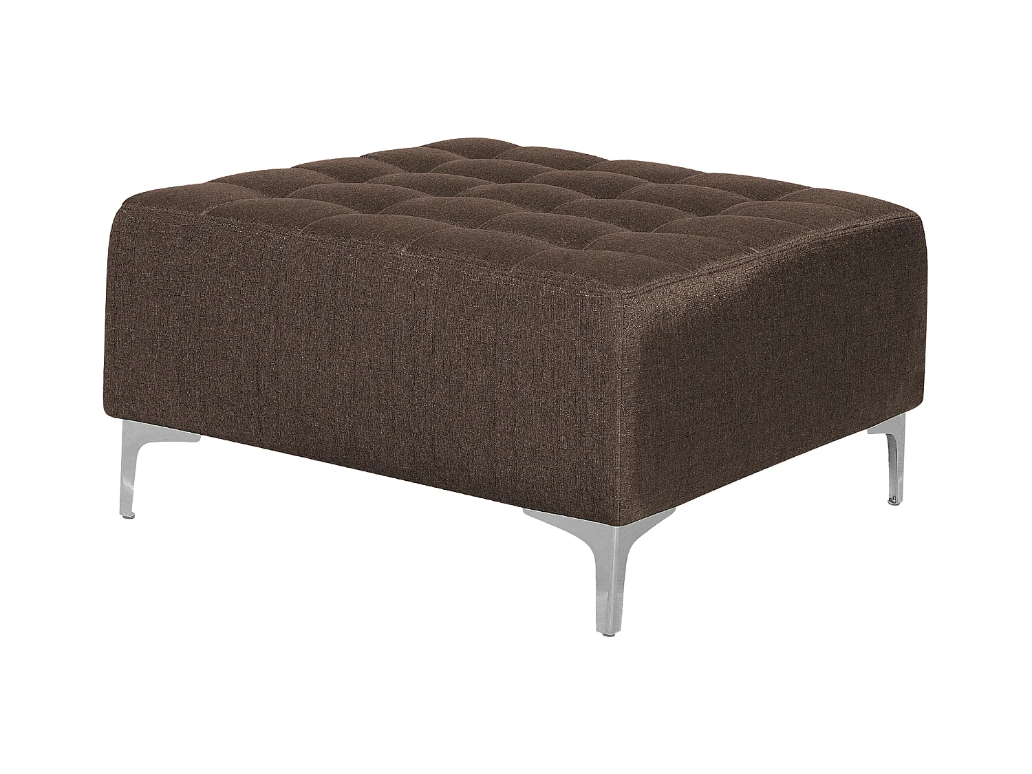 Ottoman ABERDEEN Tissu Marron foncé