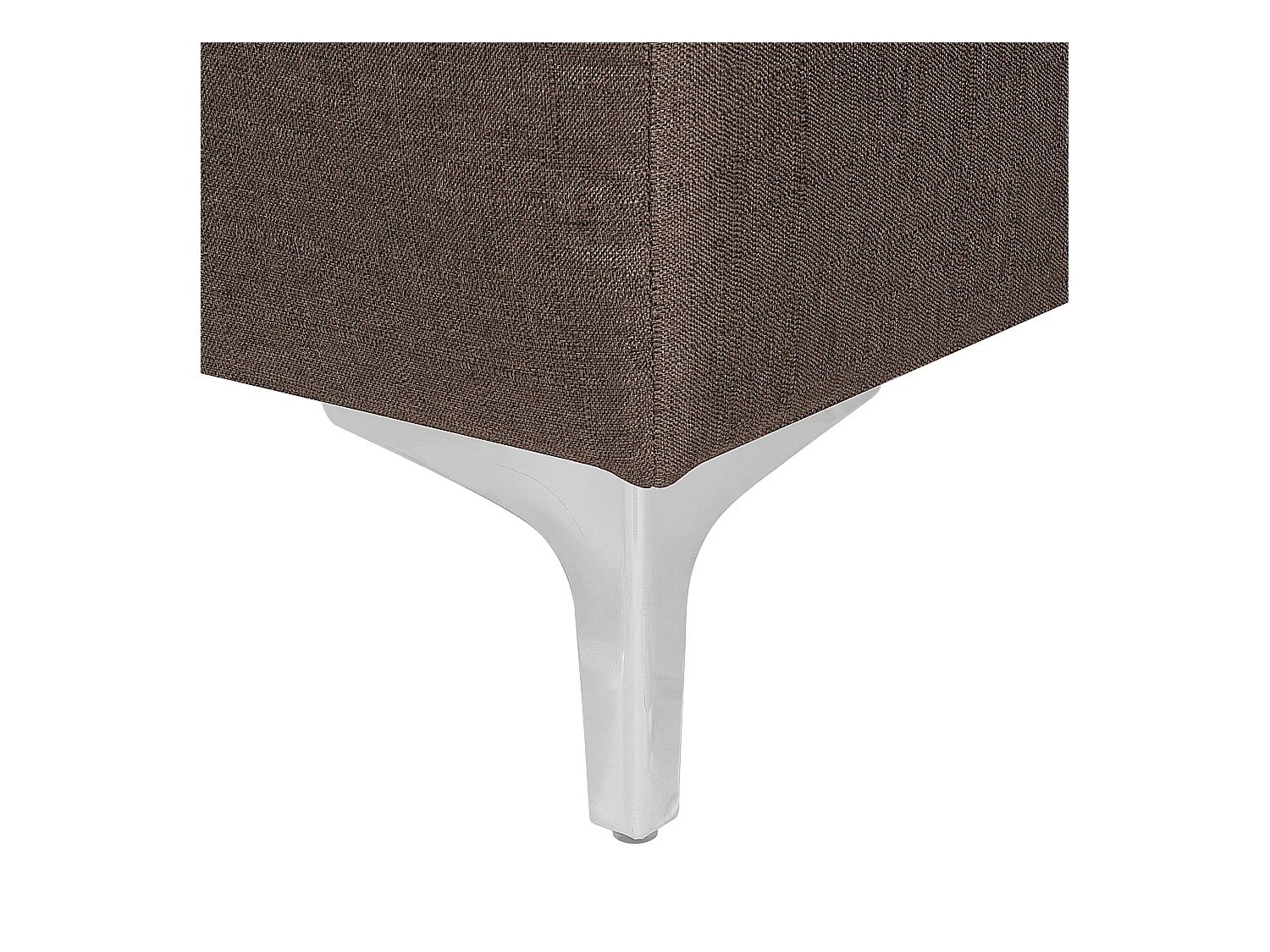 Ottoman ABERDEEN Tissu Marron foncé