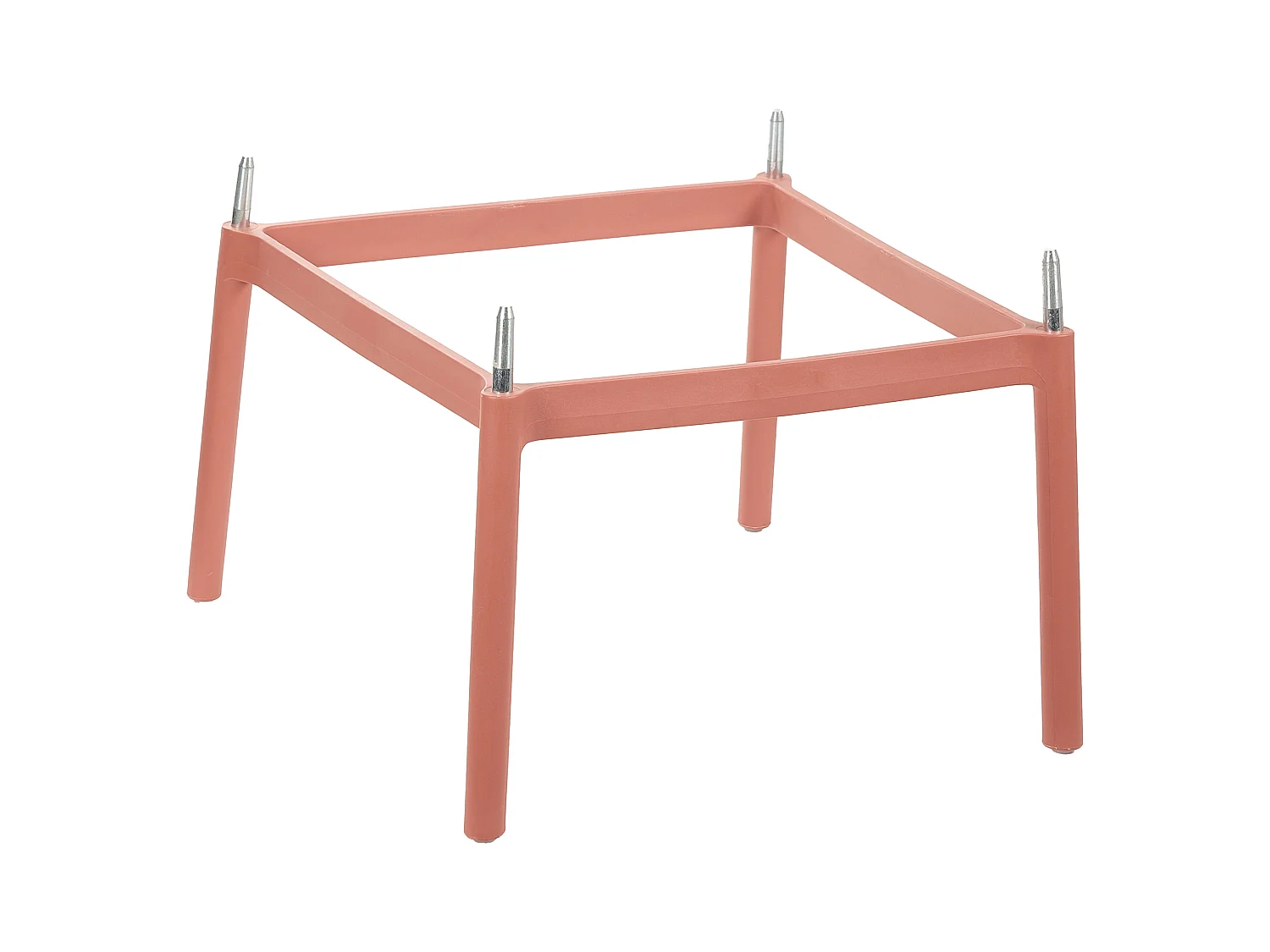 Lot de 2 chaises de bar ARICCIA 2 en 1 Matière synthétique Rouge clair