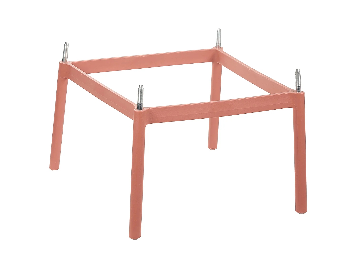 Lot de 2 chaises de bar ARICCIA 2 en 1 Matière synthétique Rouge clair