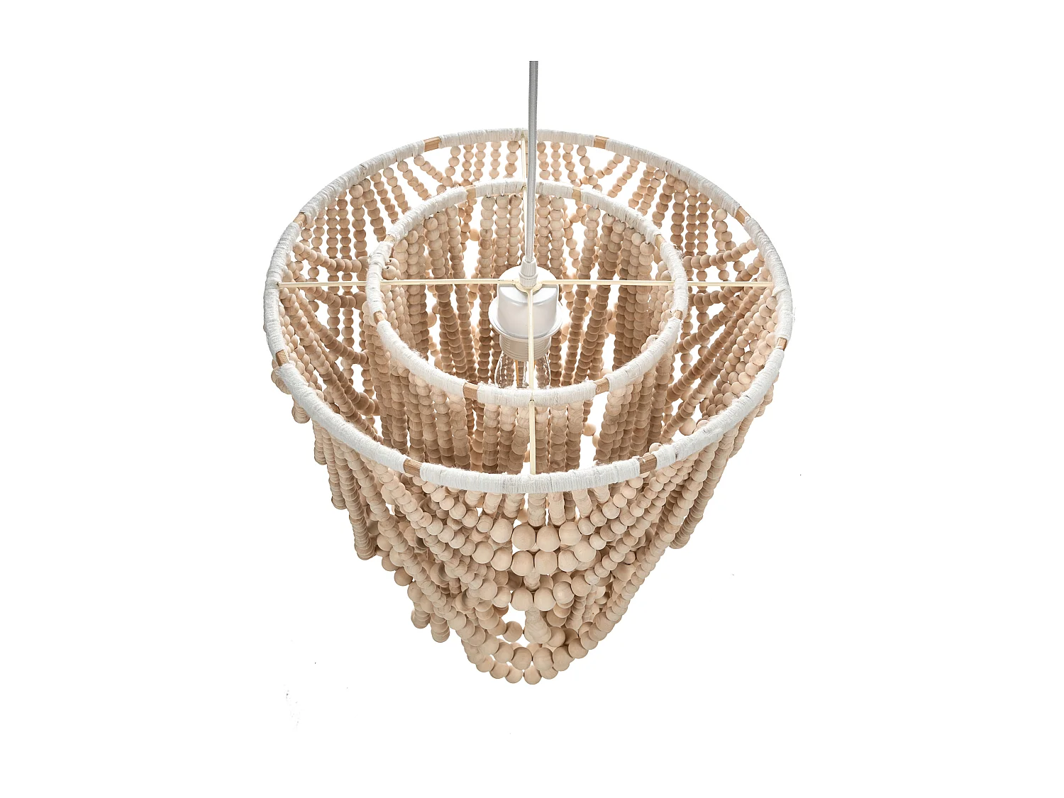 Lustre ZOLA Bois Marron clair