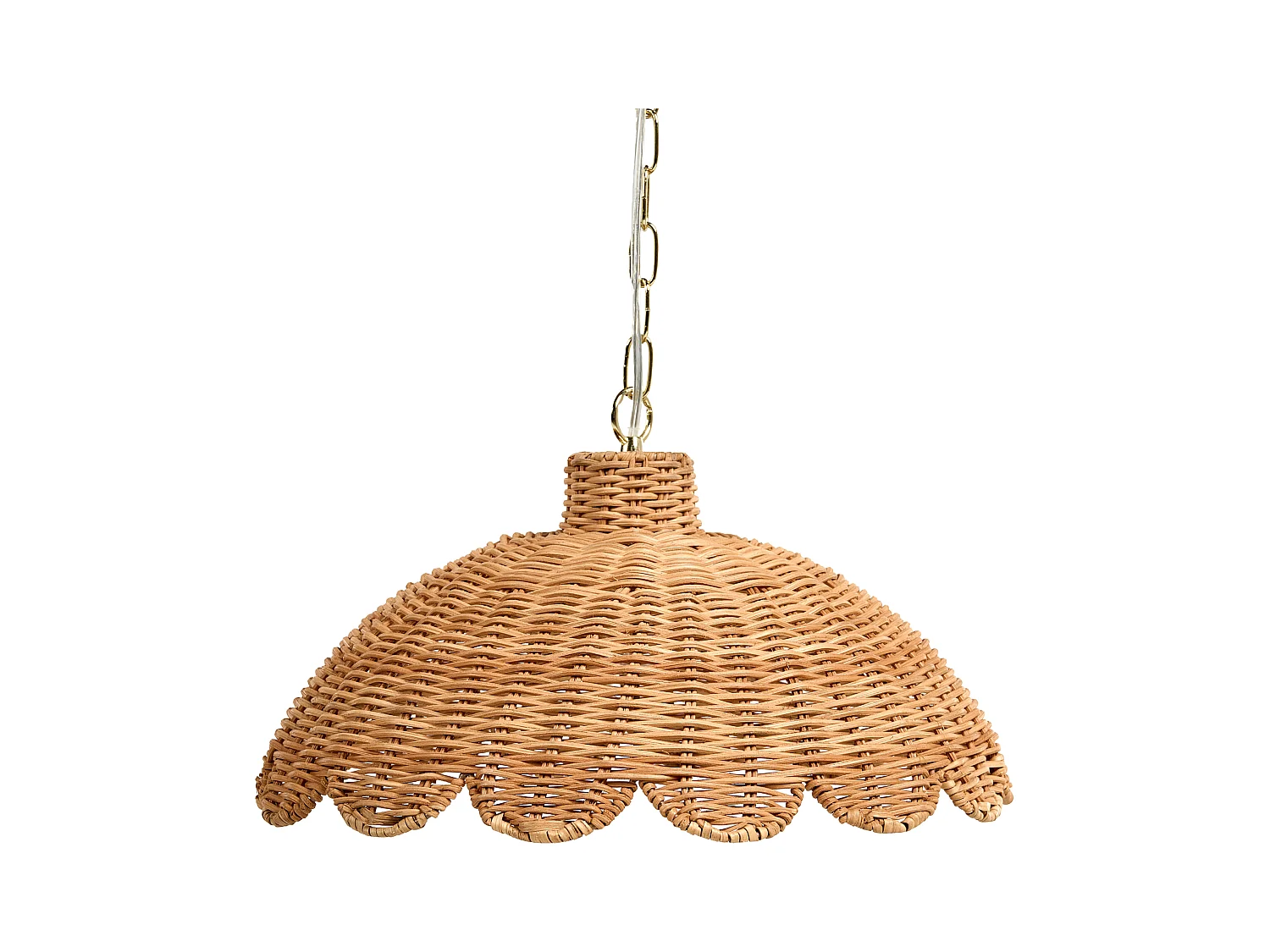 Lampe suspension KUKULE Rotin Naturel