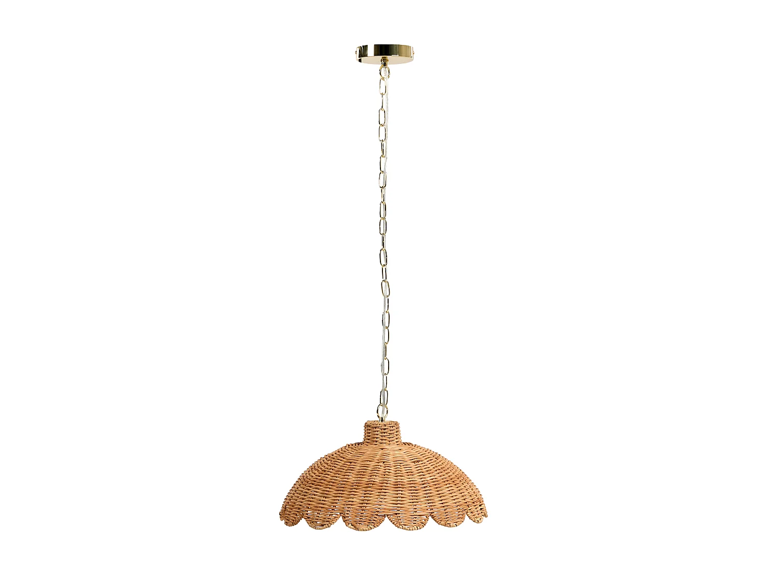Lampe suspension KUKULE Rotin Naturel