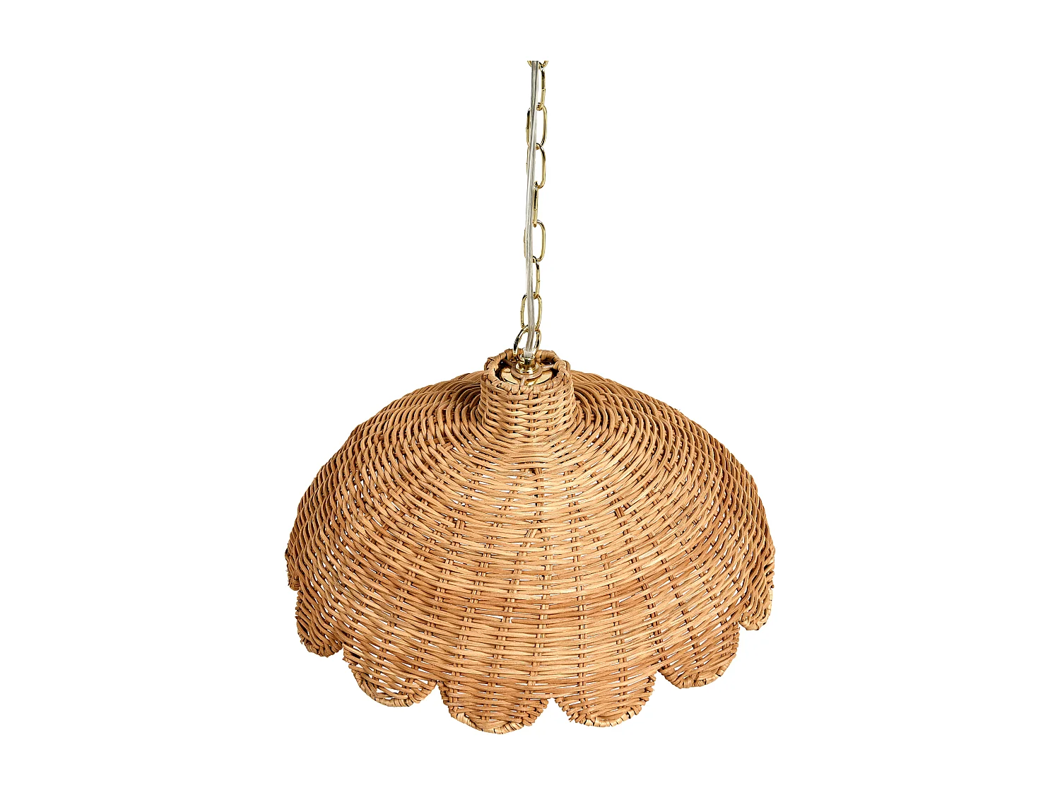 Lampe suspension KUKULE Rotin Naturel