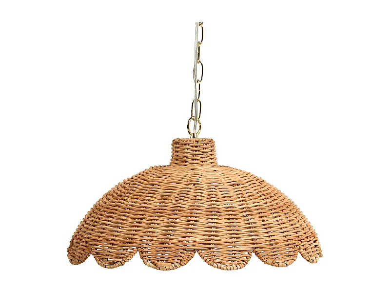 Lampe suspension KUKULE Rotin Naturel