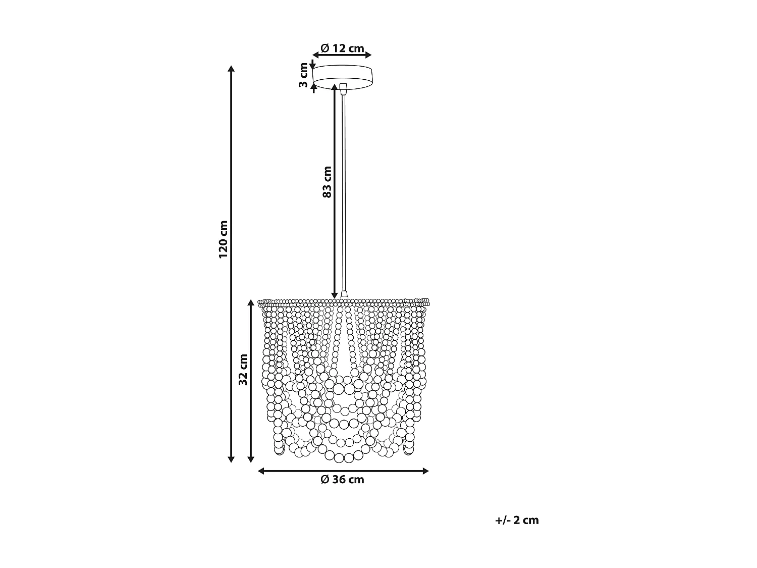 Lustre PUSWELI Bois Marron clair