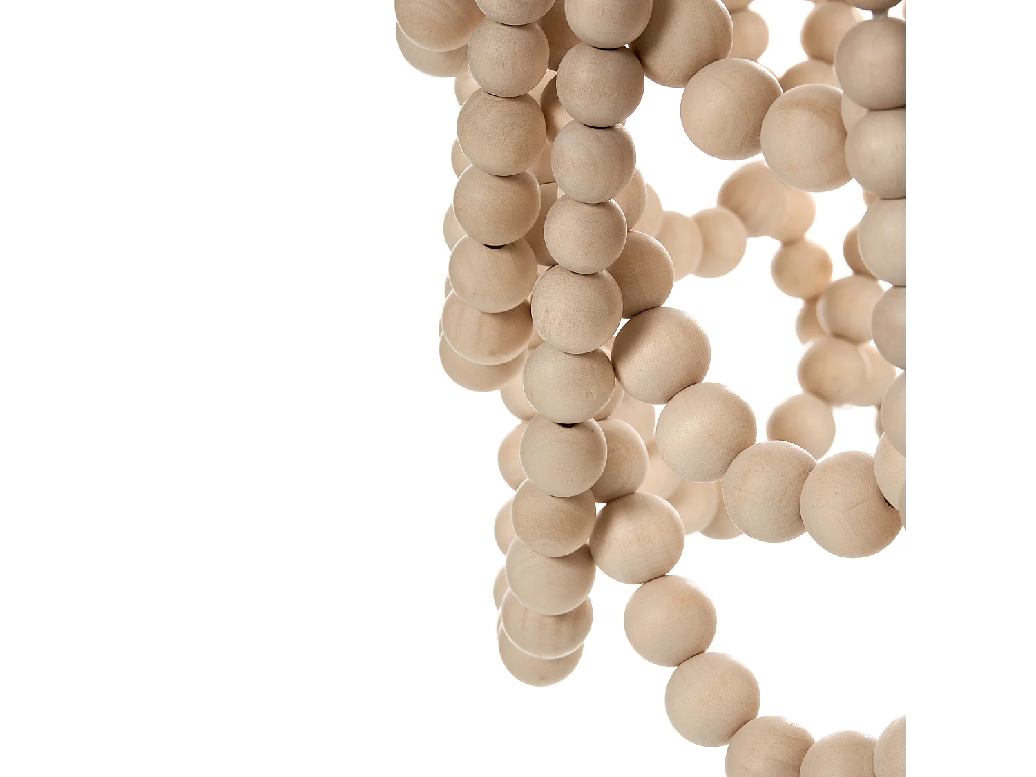 Lustre PUSWELI Bois Marron clair