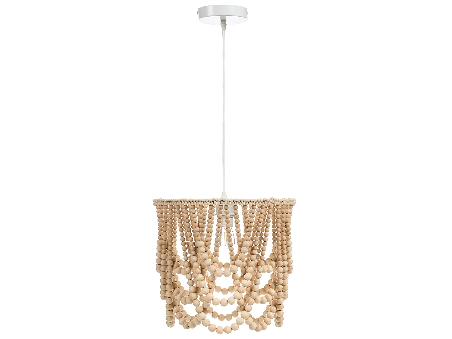 Chandelier VERUGAL Wood Light Brown
