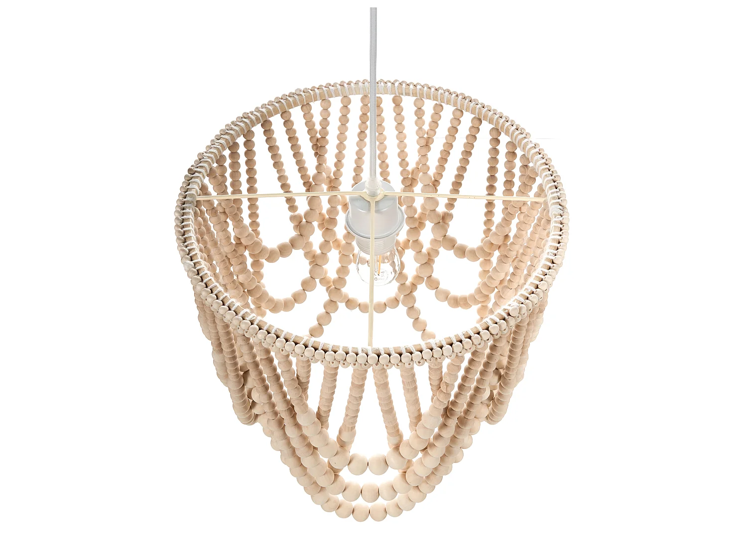 Chandelier VERUGAL Wood Light Brown