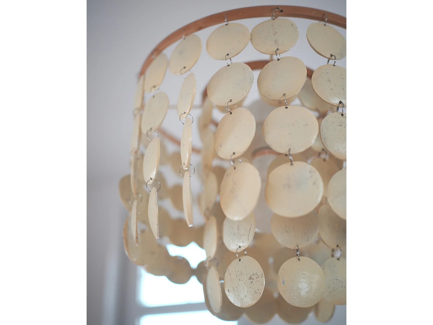 Chandelier PARANGI Coconut Shell Light Beige