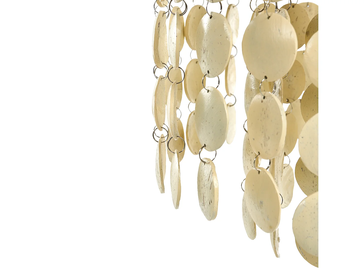 Chandelier PARANGI Coconut Shell Light Beige