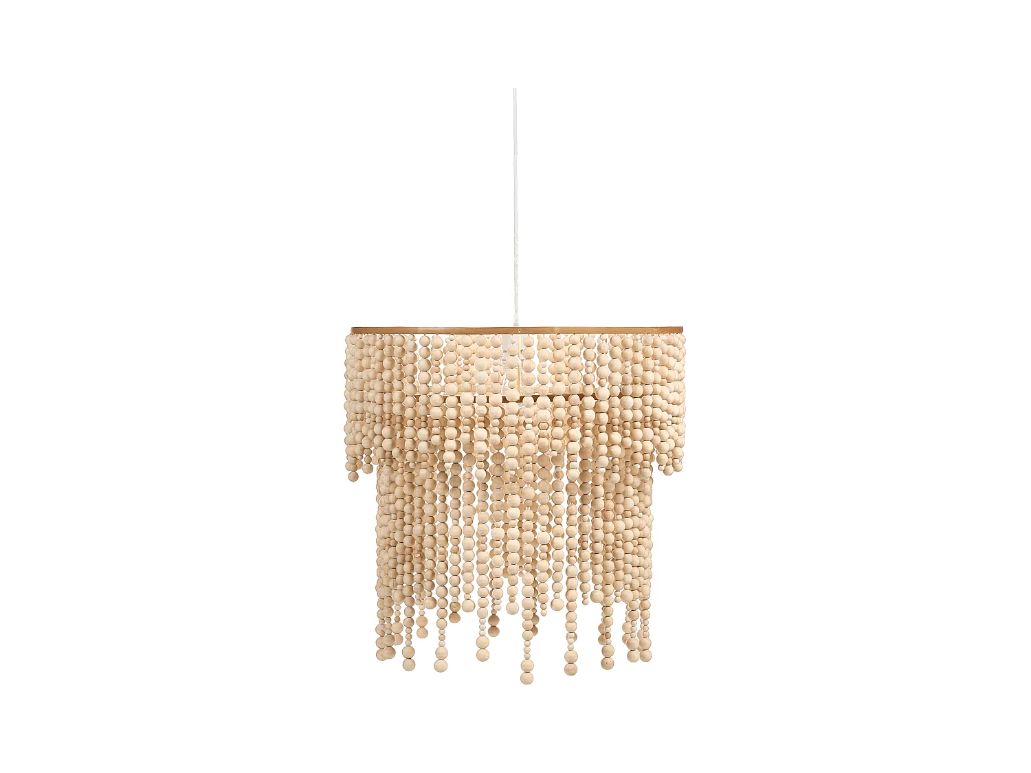 Lustre KIRINDI Bois Marron clair