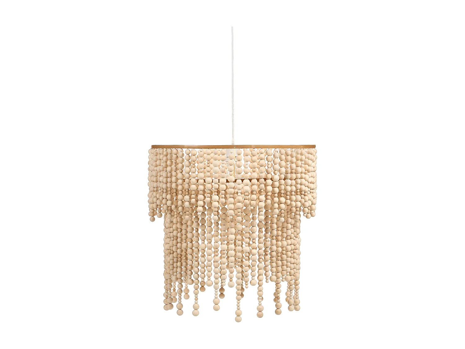 Lustre KIRINDI Bois Marron clair