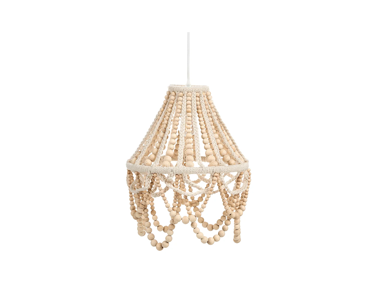 Lustre MENIK Bois Marron clair