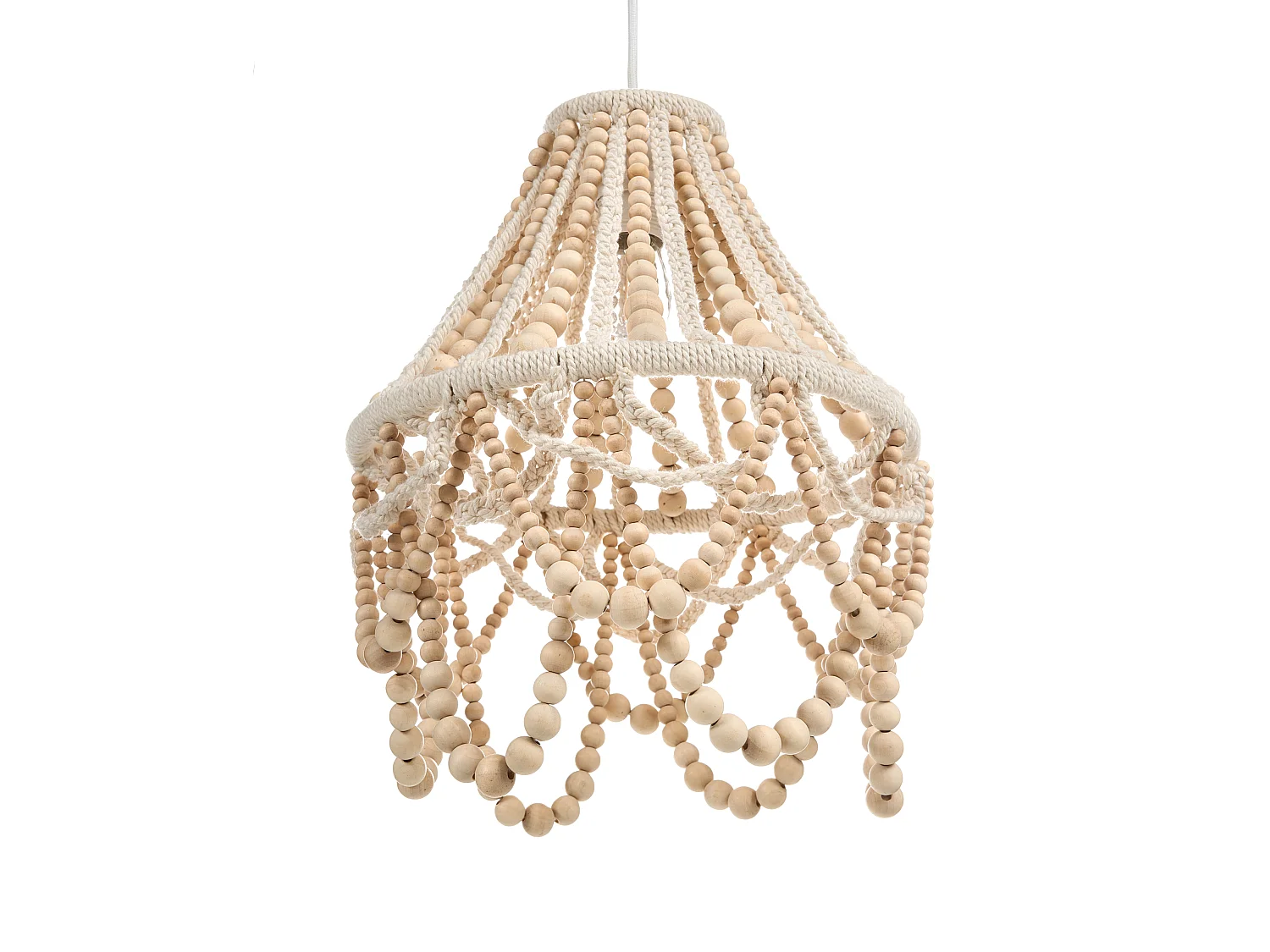 Lustre MENIK Bois Marron clair