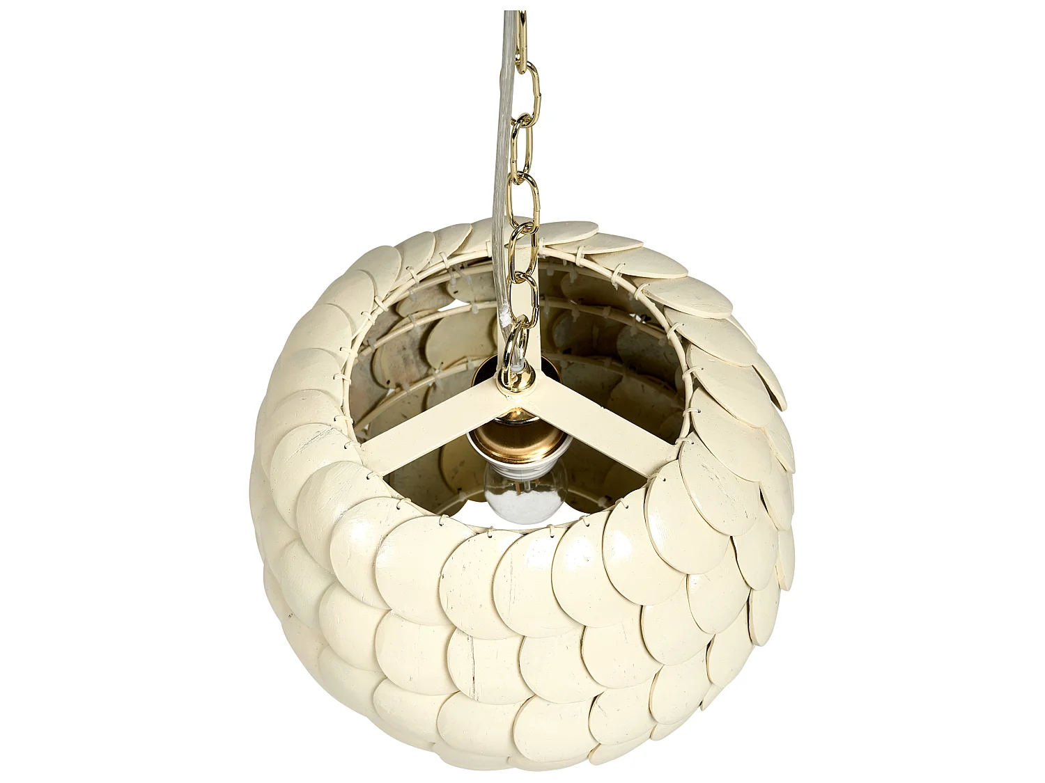 Pendant Lamp MASKELIYA Coconut Shell Beige