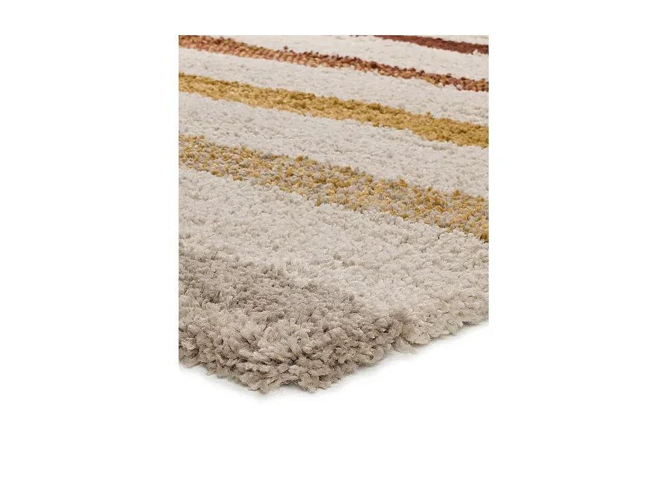 Tapis intérieur - shaggy - multicolore - 160 x 230 cm - SCENIC