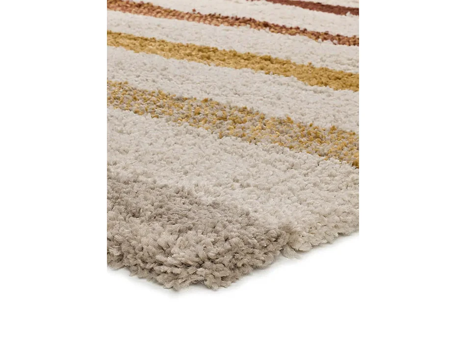 Tapis intérieur - shaggy - multicolore - 160 x 230 cm - SCENIC