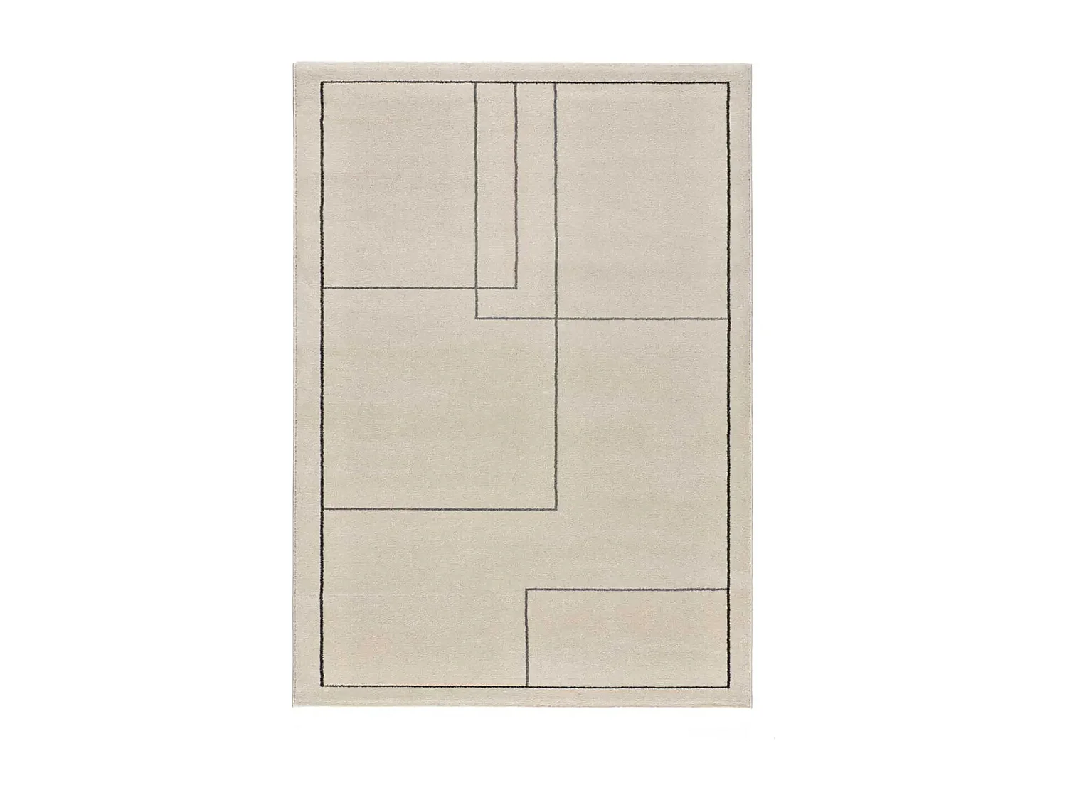 Tapis intérieur - abstrait - multicolore - 140 x 200 cm - LOS ANGELES LINES