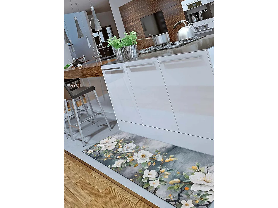 Tapis intérieur - dessins colorés - multicolore - 52 x 200 cm - RICCI